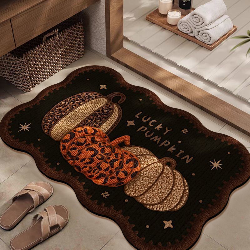 Autumn-Themed Decorative Area Mat
