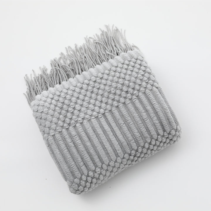 Cozy Textured Throw Blanket
