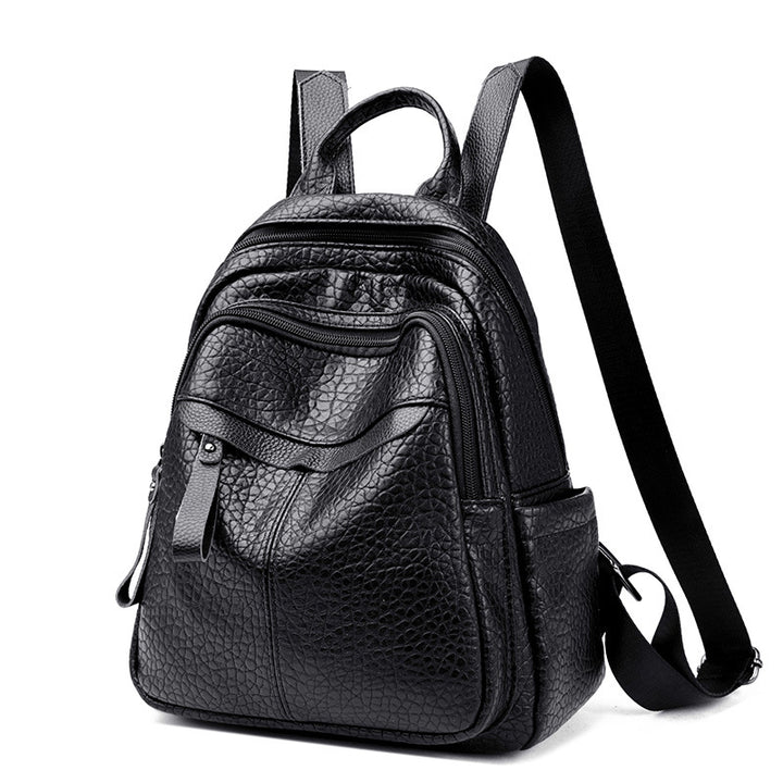 Multi-Compartment Textured Backpack Kalsten