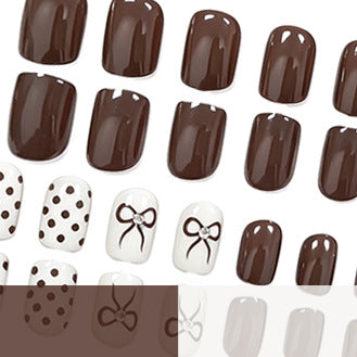Elegant Bow-Themed Nail Art Set Kalsten