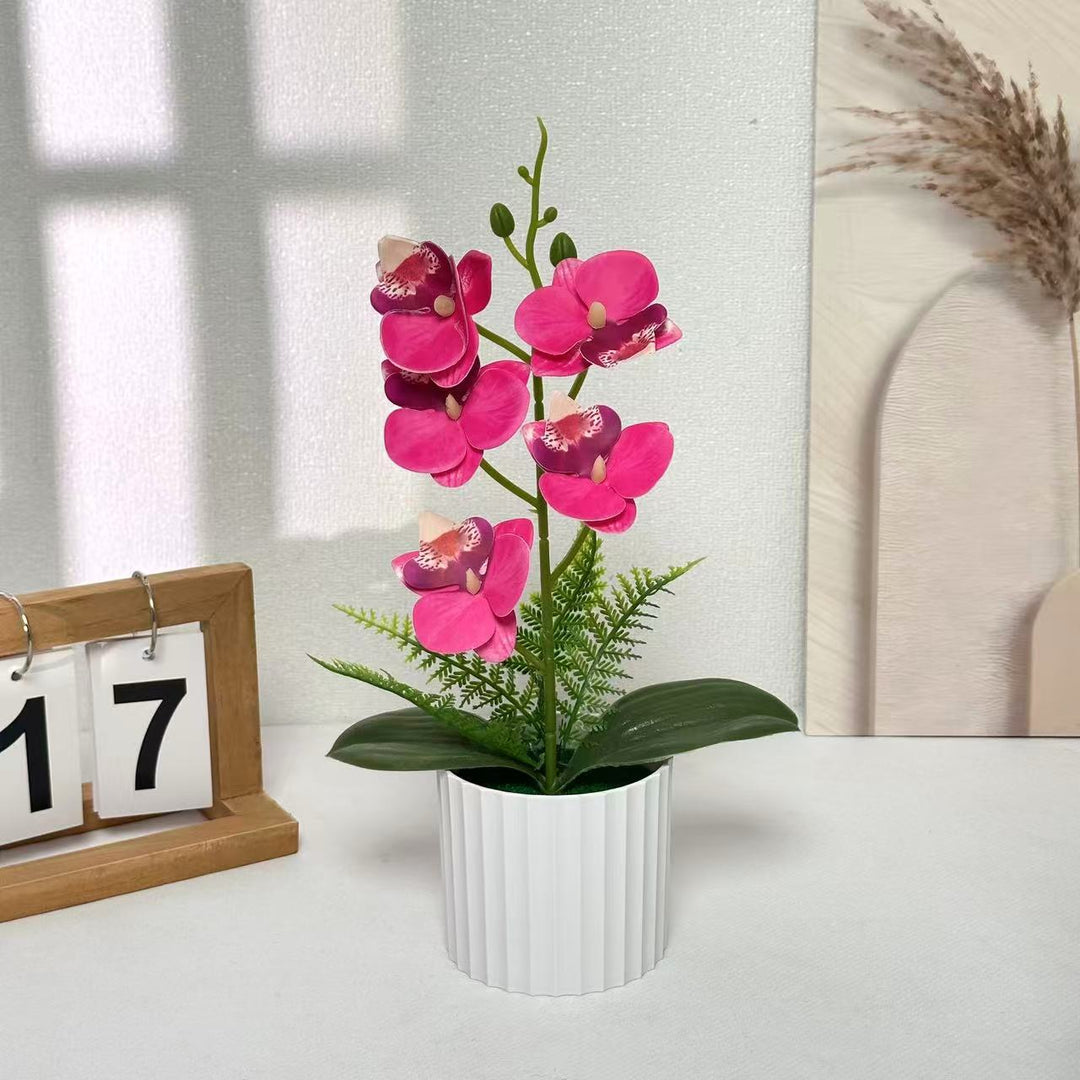Faux Orchid Arrangement for Indoor Home Decor
