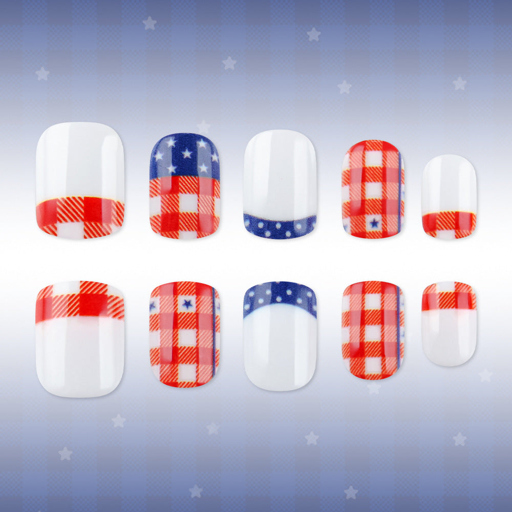 Patriotic Themed Nail Art Set Kalsten