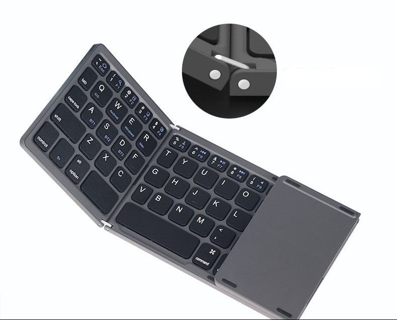 Ultra-Slim Foldable Bluetooth Keyboard with Touchpad Kalsten