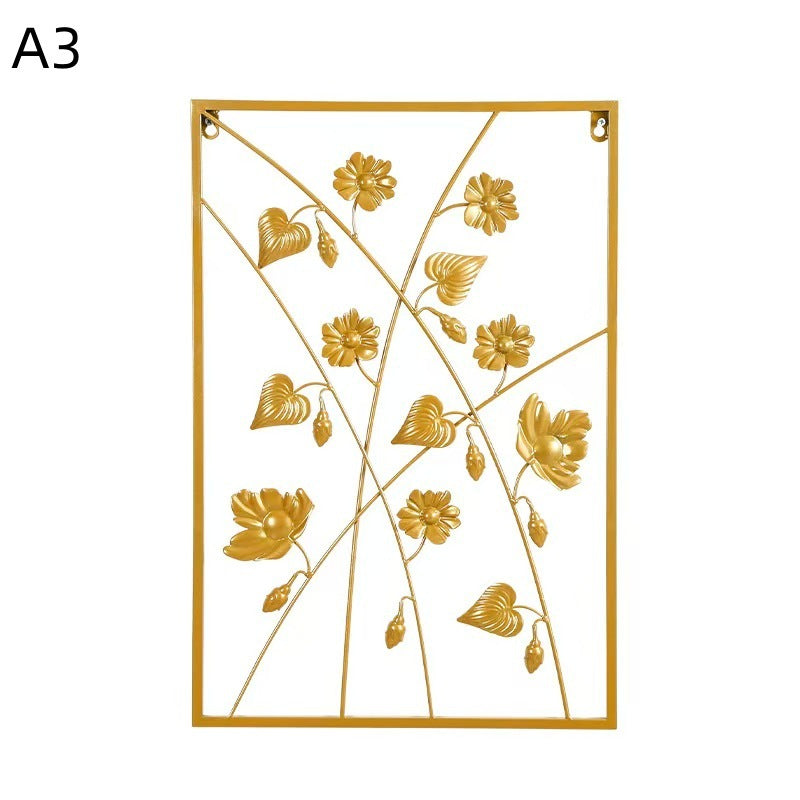 Floral Metal Wall Artwork Kalsten