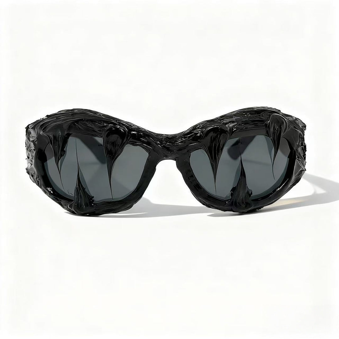 Women futuristic design sunglasses with unique textured surface Kalsten