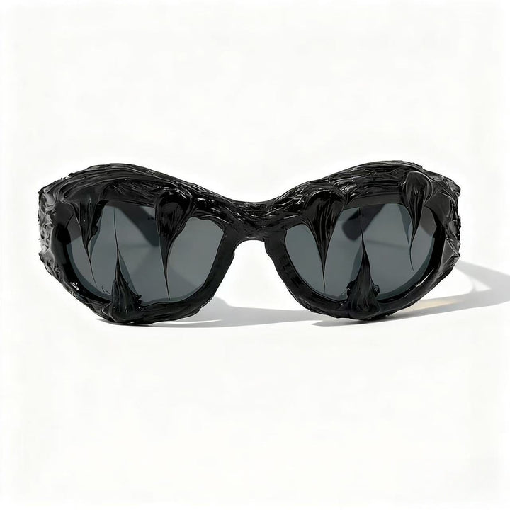 Women futuristic design sunglasses with unique textured surface Kalsten