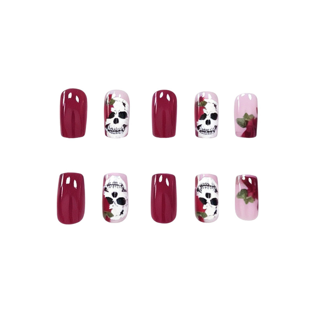 Artistic Skull Nail Art Design Kalsten
