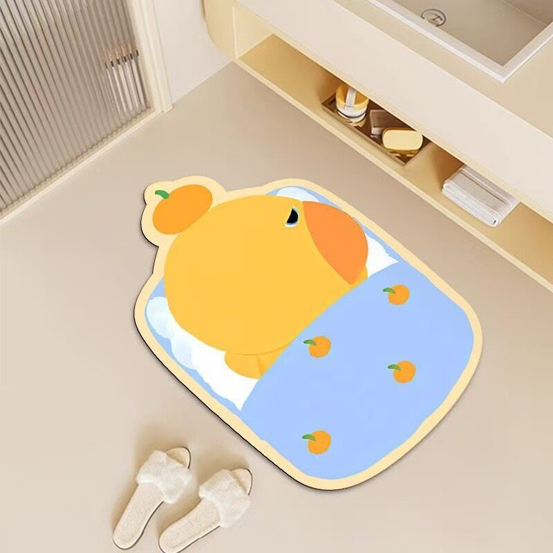 Cartoon Character Bath Mat for Bathrooms