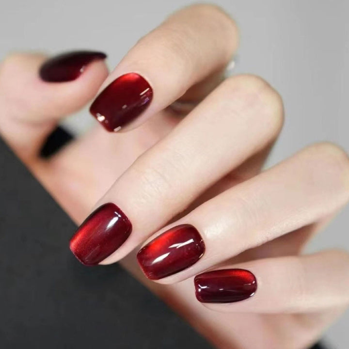 Glossy Gel Nail Art