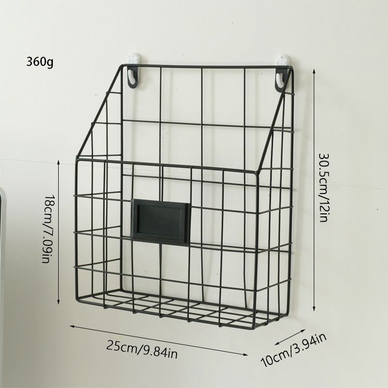 Wall shelf with storage basket Kalsten