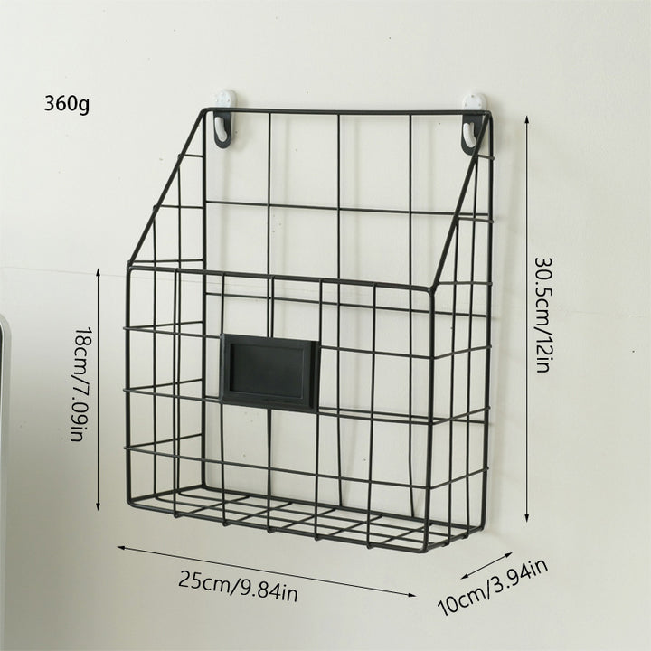 Wall shelf with storage basket Kalsten