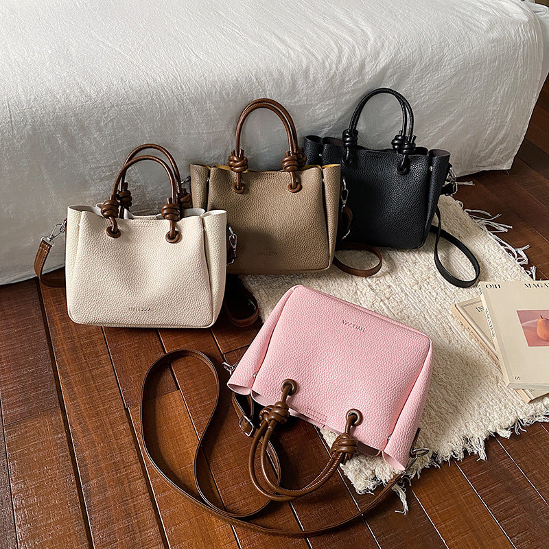 WoElegant Textured Handheld Tote Bag Kalsten