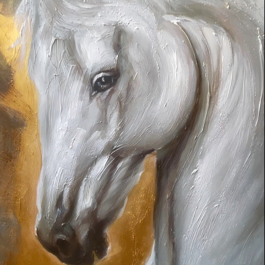 Elegant Horse Portrait Wall Art