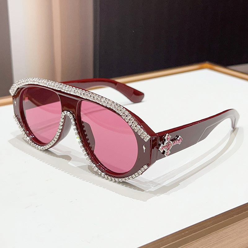 Luxury Oversized Rhinestone Sunglasses Kalsten