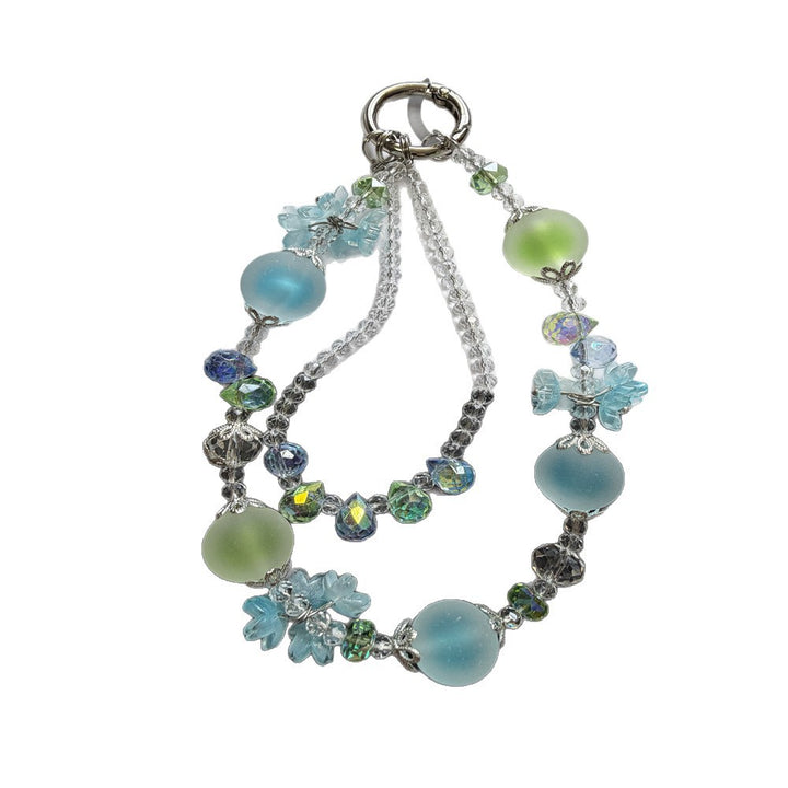 Floral Charm Beaded Keychain Kalsten