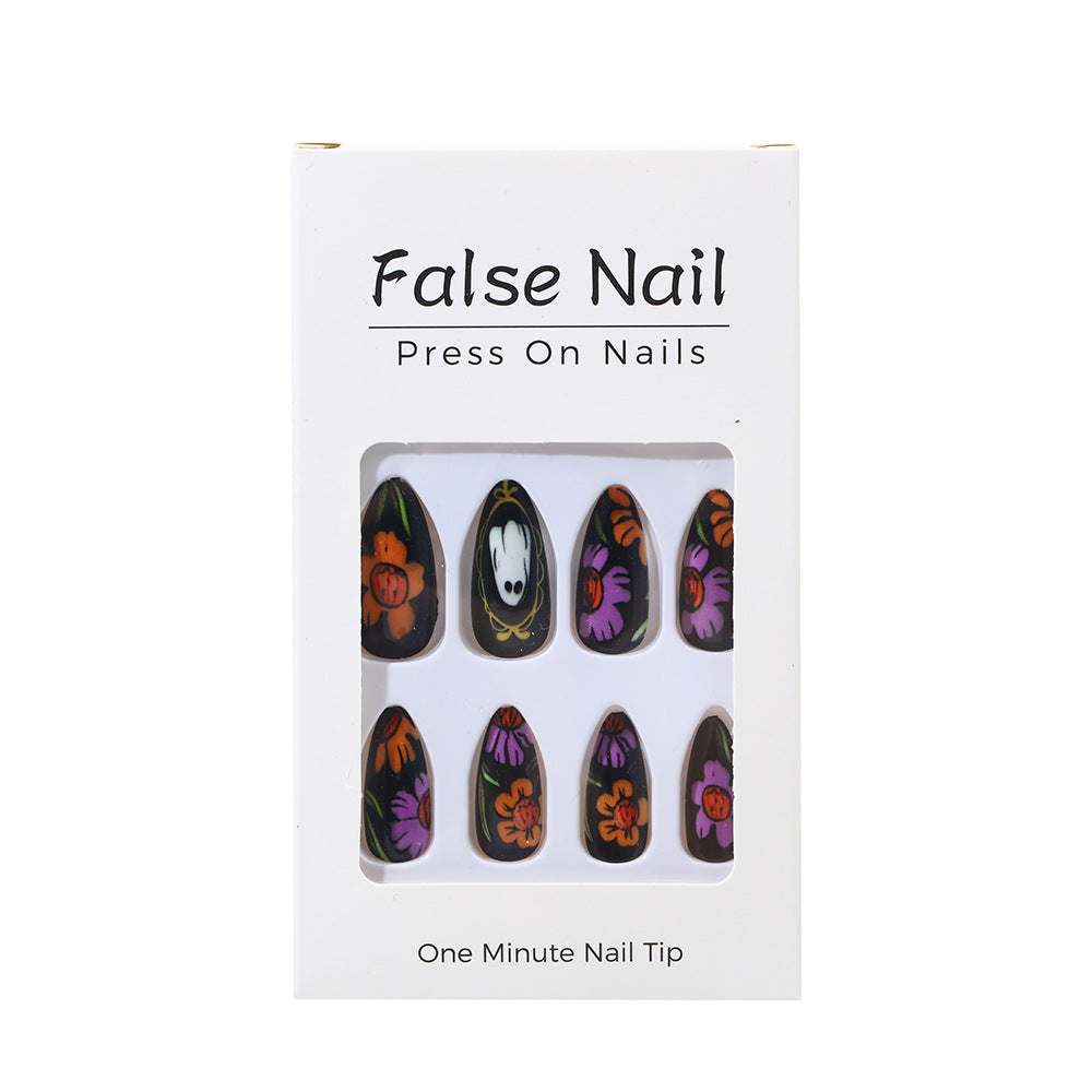 Artificial nails with creative Halloween design Kalsten