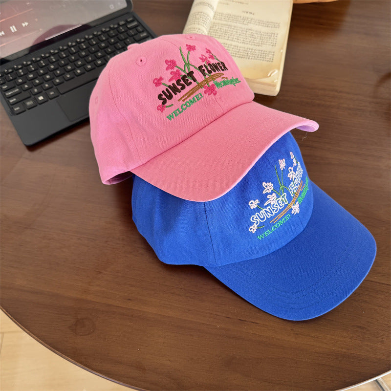 Women's Embroidered Floral Baseball Cap Kalsten