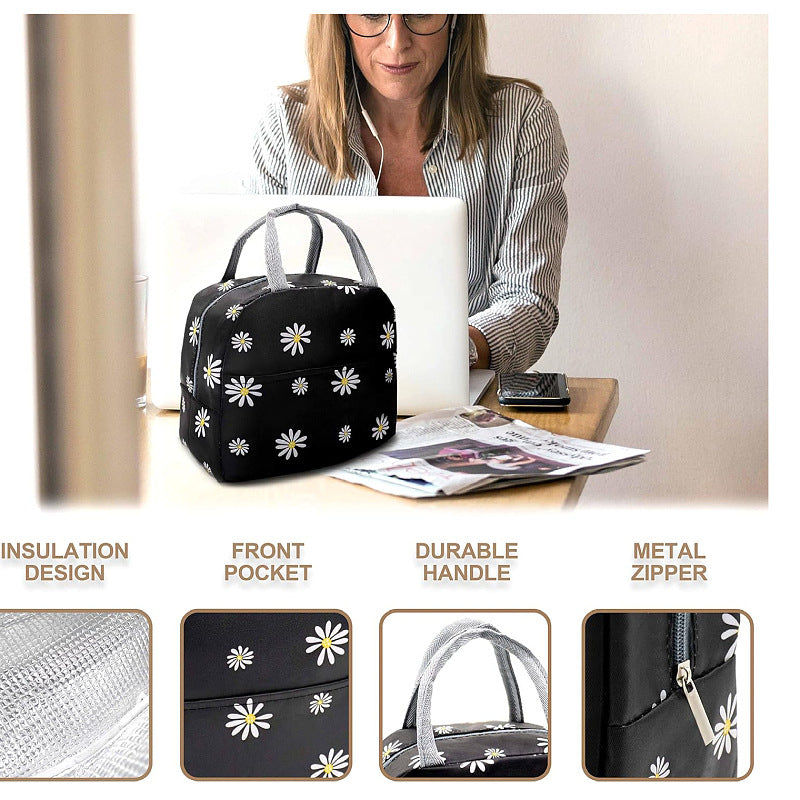 Floral Print Insulated Lunch