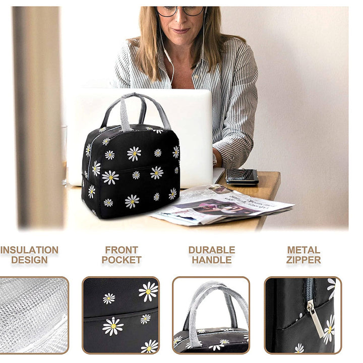 Floral Print Insulated Lunch
