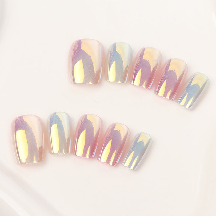 Premium Iridescent Press-On Nail Tips Kalsten