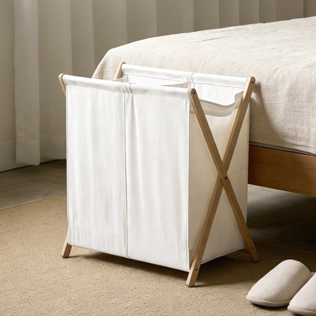 Modern laundry basket with folding frame Kalsten