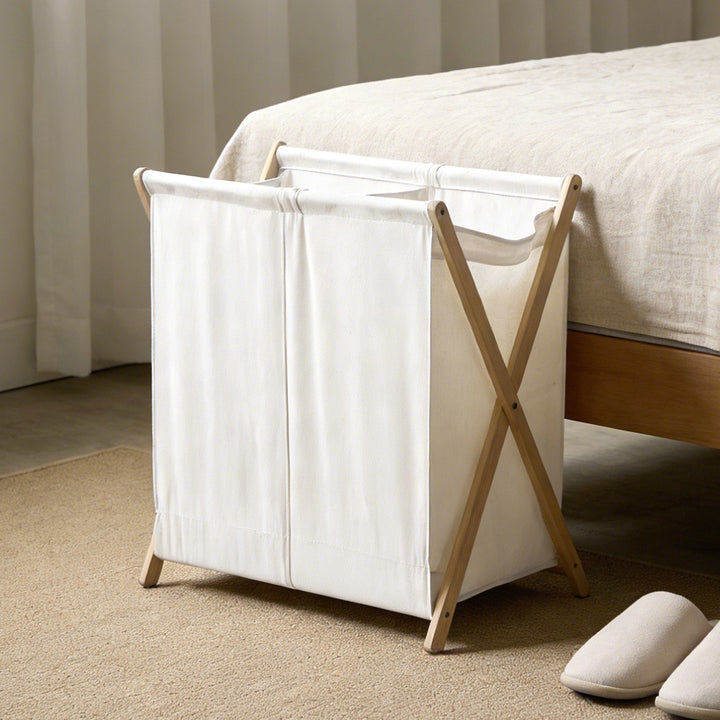 Modern laundry basket with folding frame Kalsten