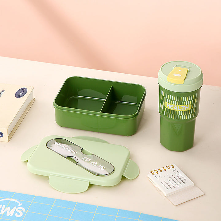 Multi-Compartment Food Storage Bento Box with Airtight Lid