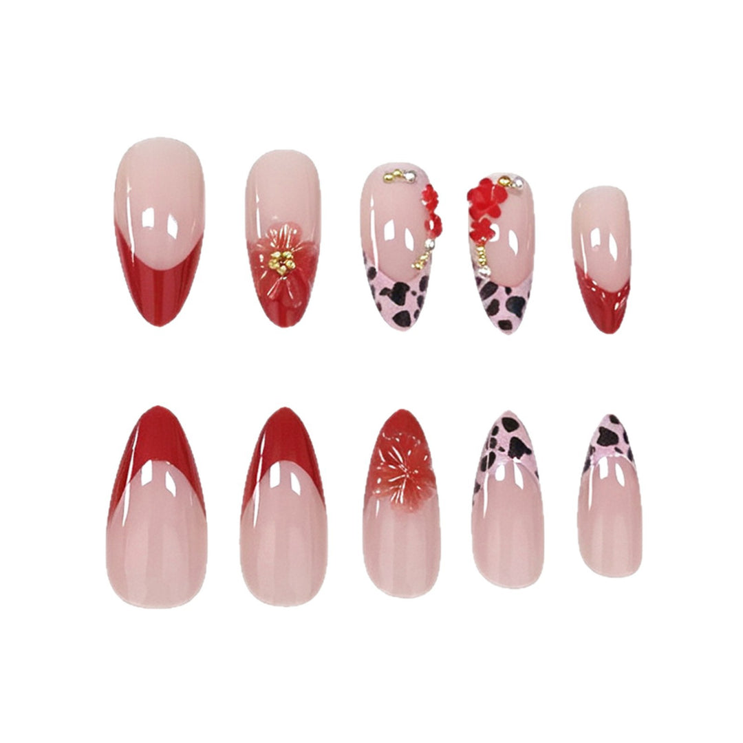 Artistic Floral Nail Enhancements Kalsten