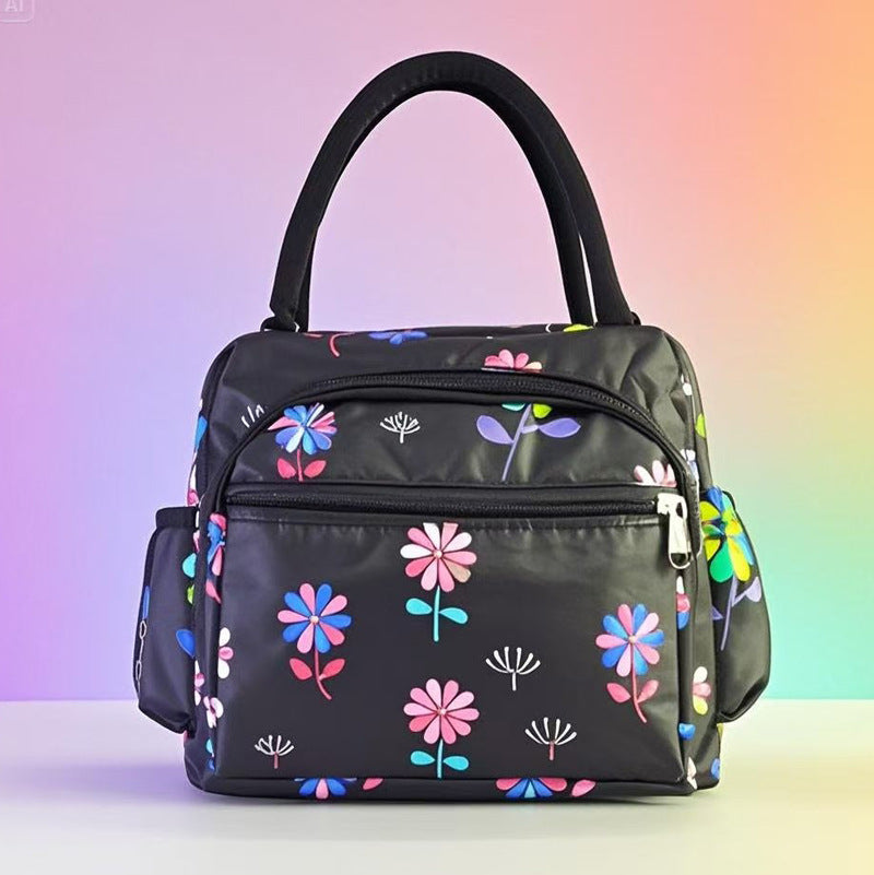 Cat Pattern Insulated Lunch Tote Kalsten