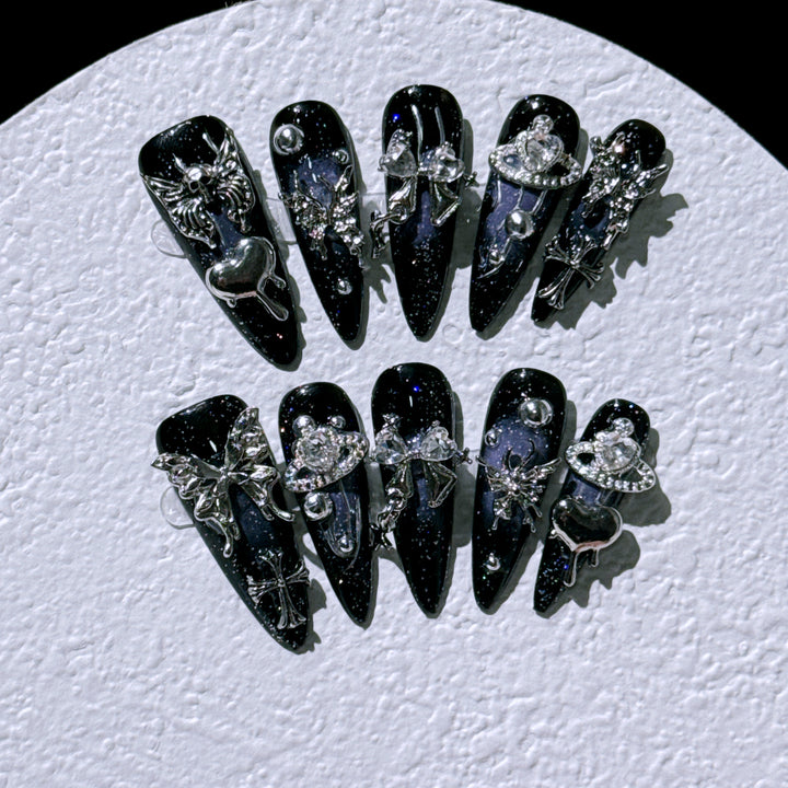 Premium Gothic Decorative Nail Art Set