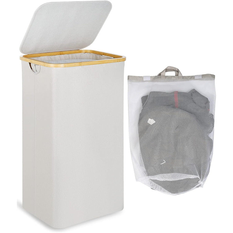 High-quality laundry basket with removable and washable inner bag Kalsten