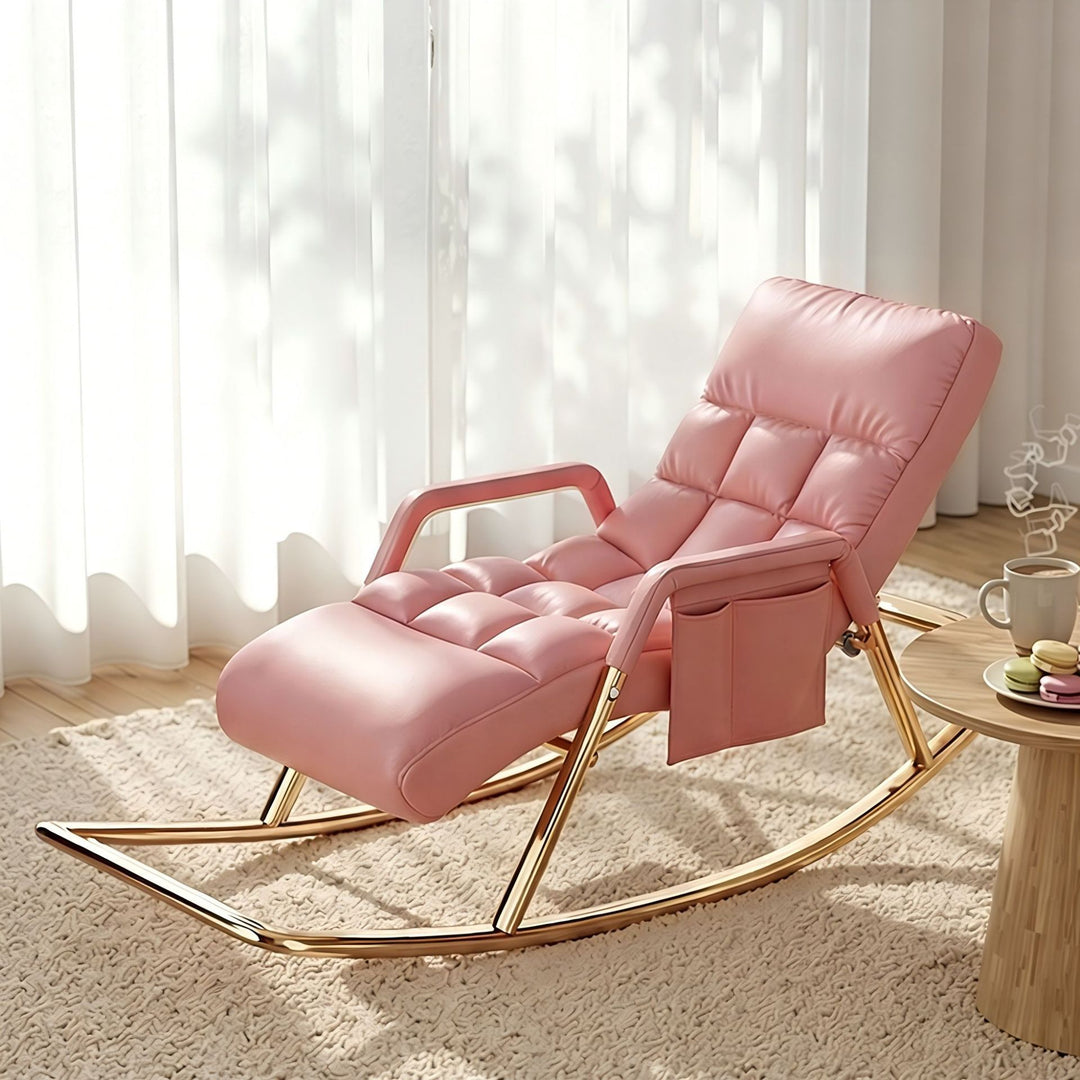 Ladies rocking chair with ergonomic design and luxurious upholstery Kalsten