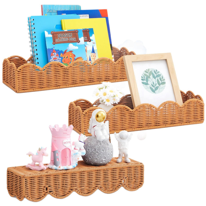 Rattan Wall Shelf Kalsten