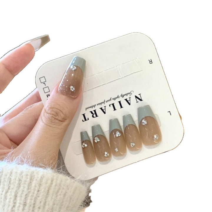 Luxury Crystal-Embellished Press-On Nail Set Kalsten