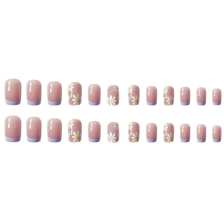 Floral Design Press-On Nail Set Kalsten