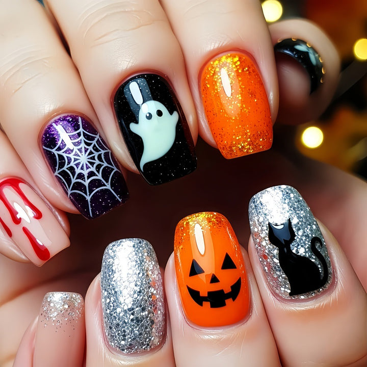 Creative Halloween Fake Nails Kalsten