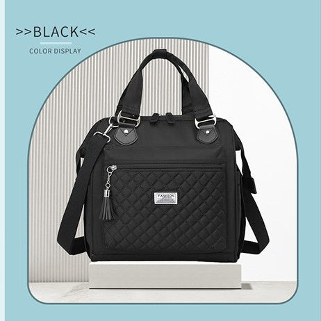 Structured Quilted Satchel Bag Kalsten
