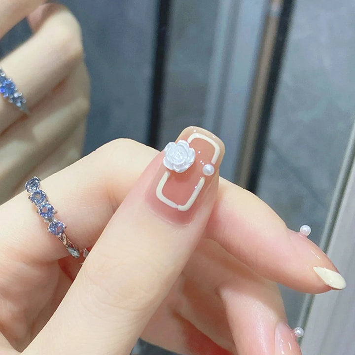 Elegant French Tip Press-On Nails