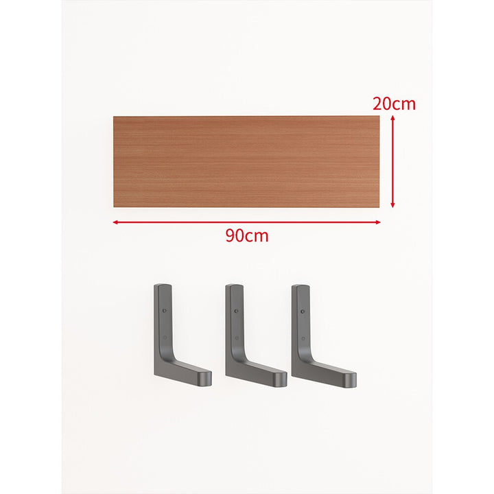 Long Narrow Floating Wall Shelf Kit with Concealed Heavy-Duty Brackets