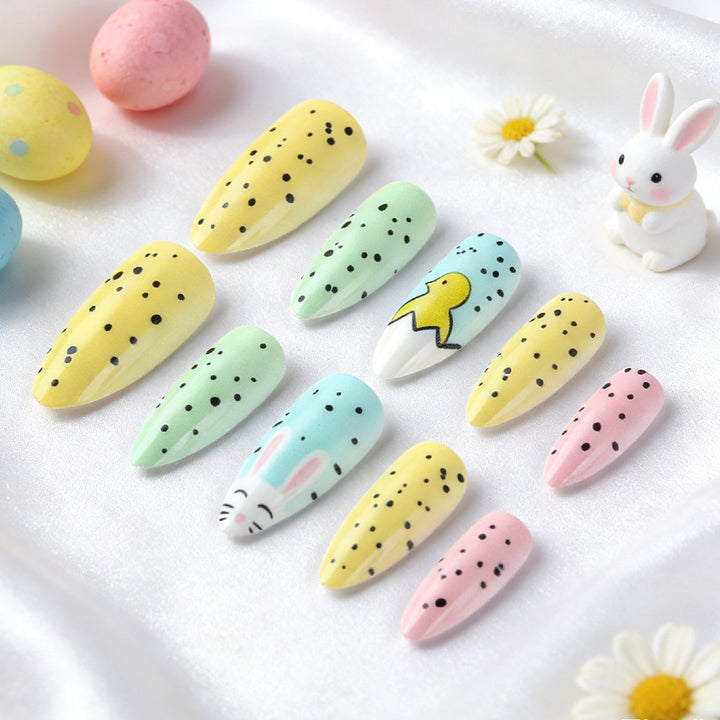 Playful Themed Press-On Nails Kalsten