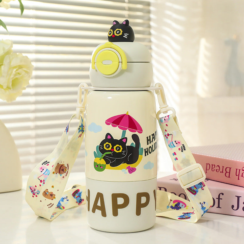 Ladies Insulated Water Bottle with Animal-Friendly Design Kalsten