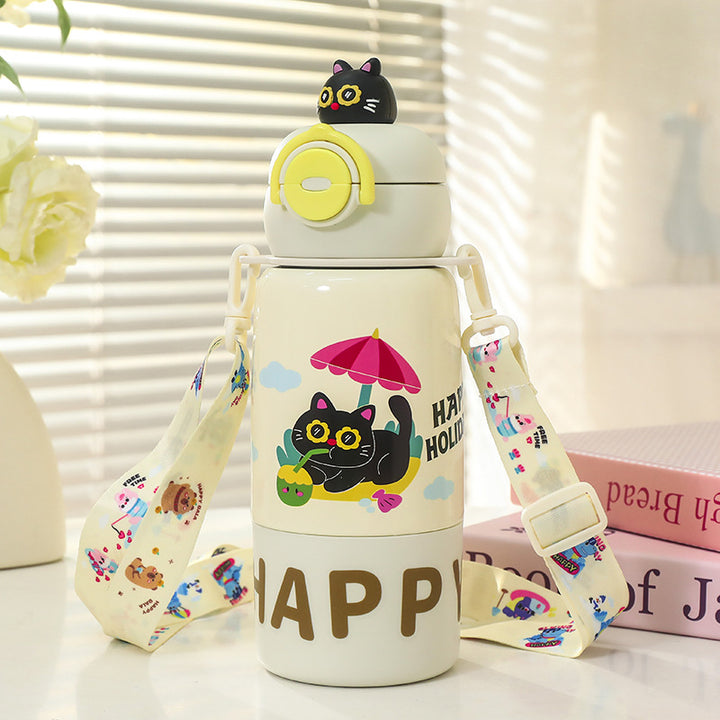 Ladies Insulated Water Bottle with Animal-Friendly Design Kalsten