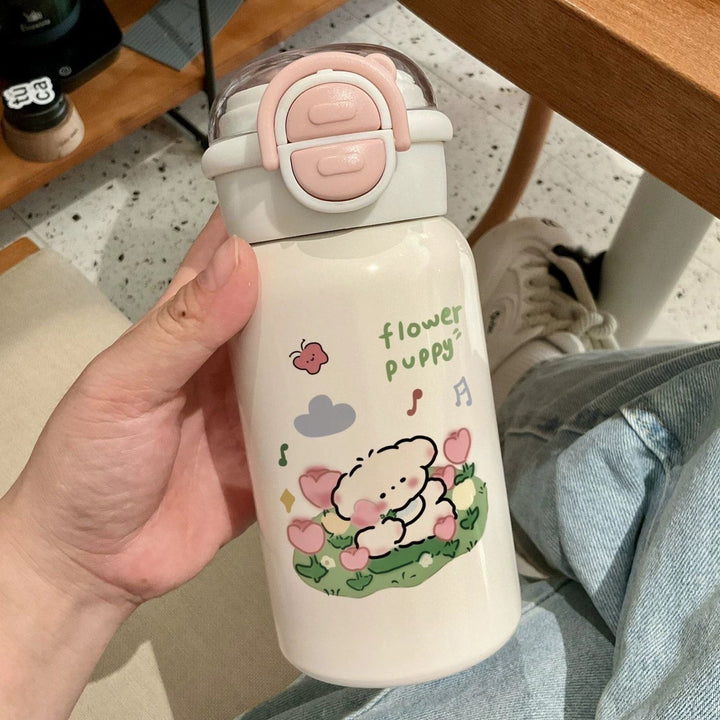 Women's practical drinking bottle with playful animal design Kalsten