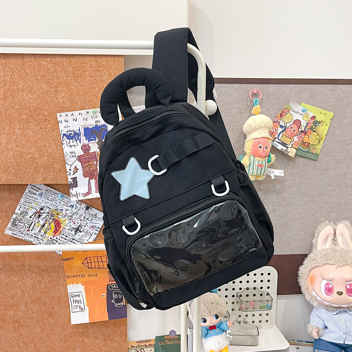 Fun Graphic Star-Themed Backpack