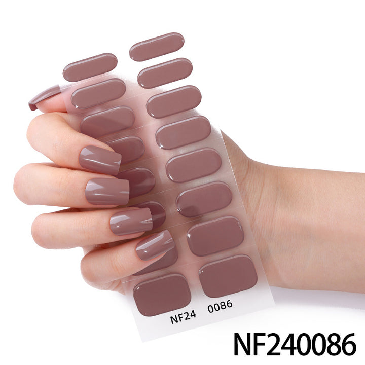 Glossy Finish Gel Nail Wraps