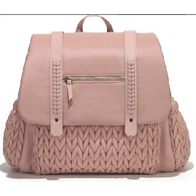 Padded backpack with braided design Kalsten