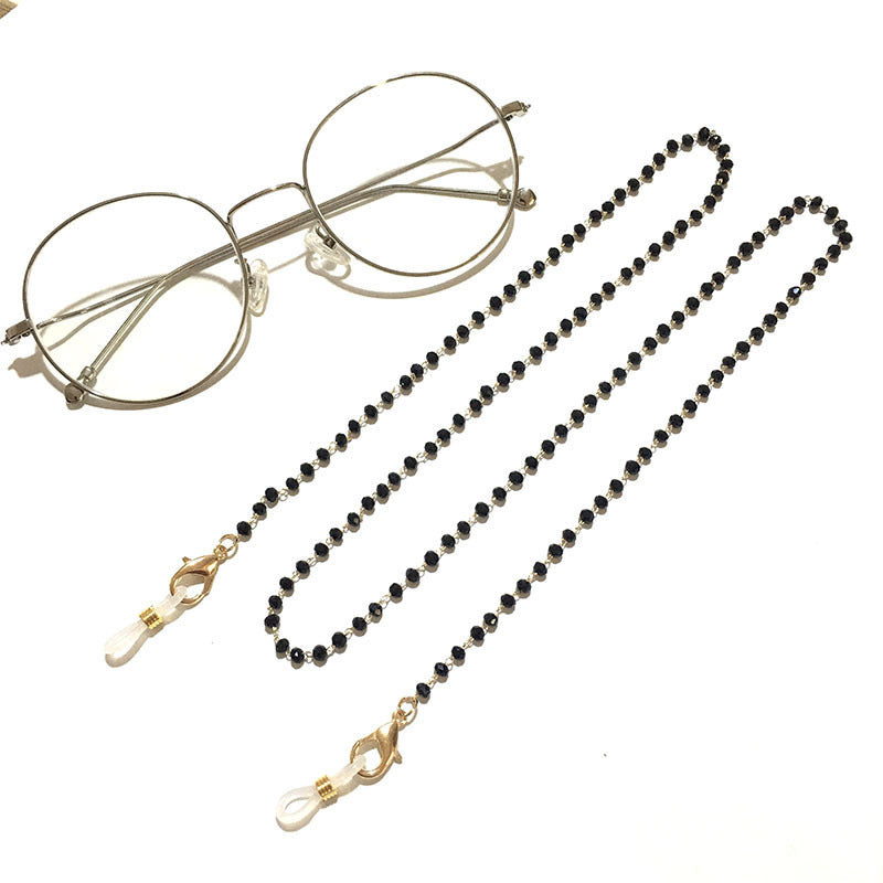 Glasses holder jewelry made of crystal beads Kalsten