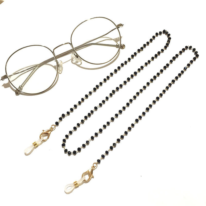 Glasses holder jewelry made of crystal beads Kalsten