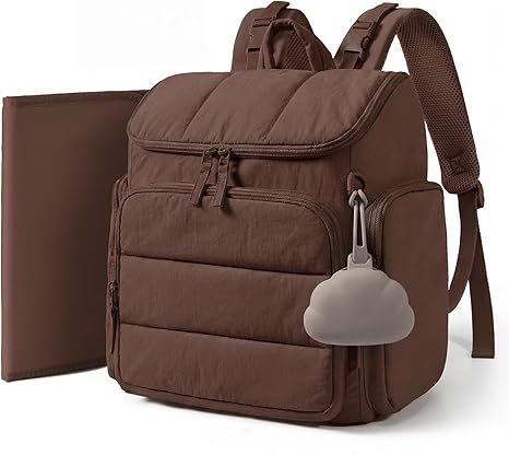 Quilted Multi-Compartment Backpack Kalsten