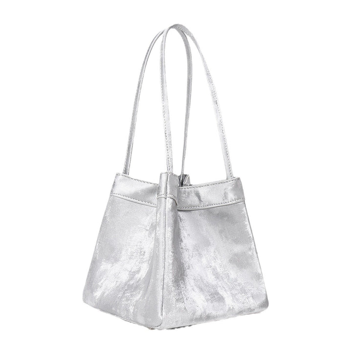 Velvet Drawstring Bucket Bag with Adjustable Strap